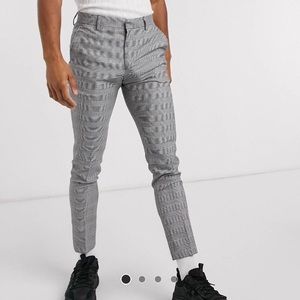 ASOS smart pants in check
